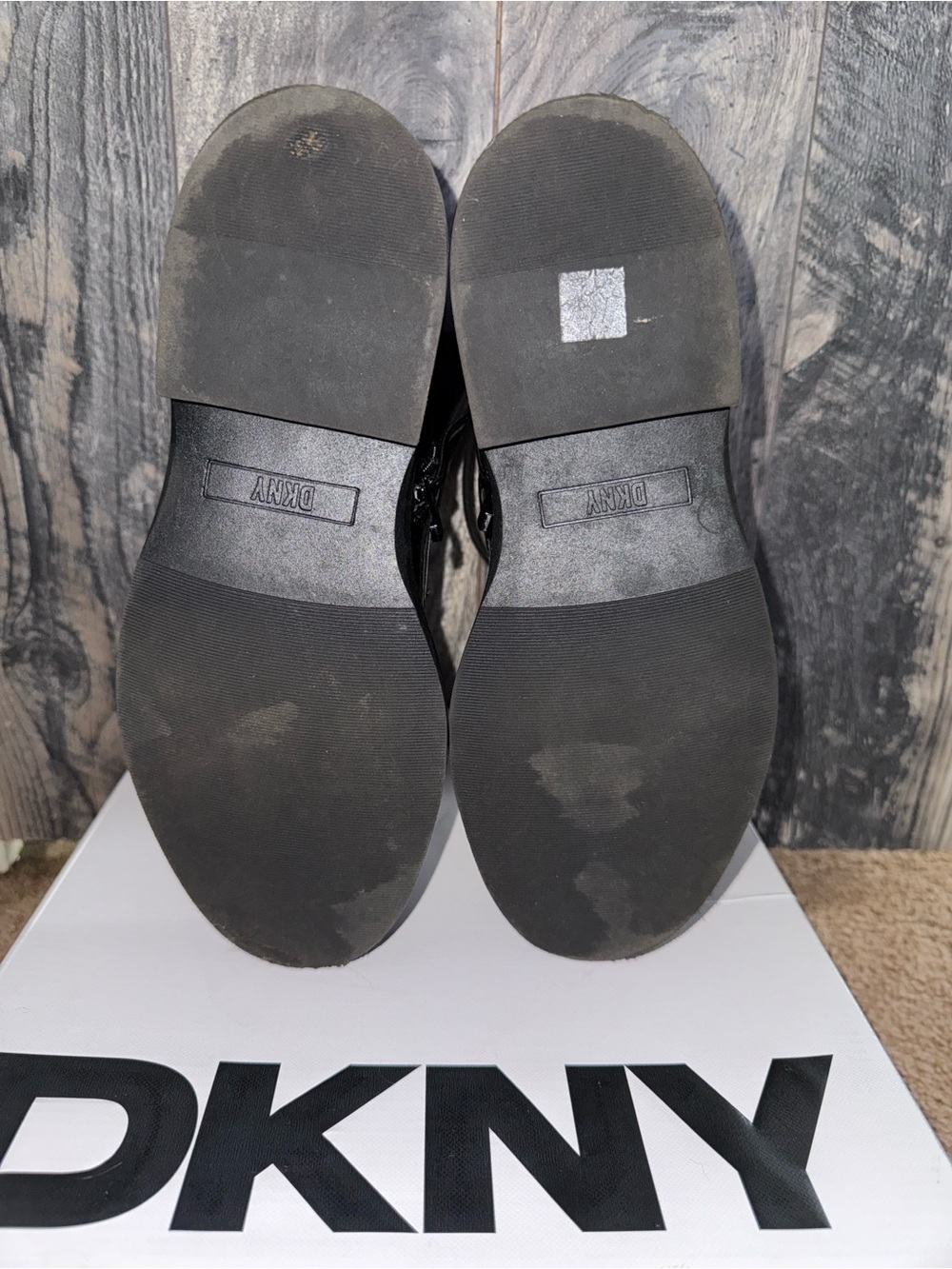 DKNY Malaya Lace-Up Boot - Black 9 - Picture 6 of 9